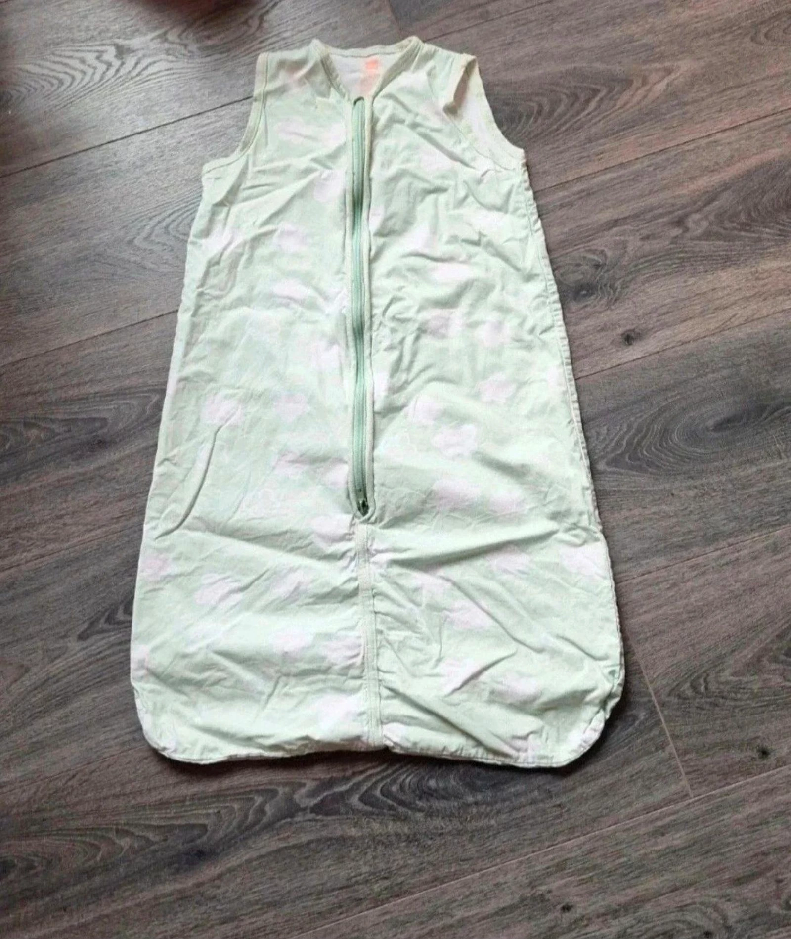 HEMA slaapzak 68/80 zomer mouwloos groen